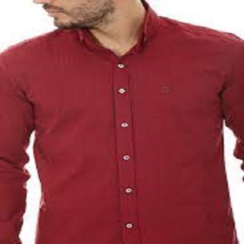 Men Plain Cotton Shirt